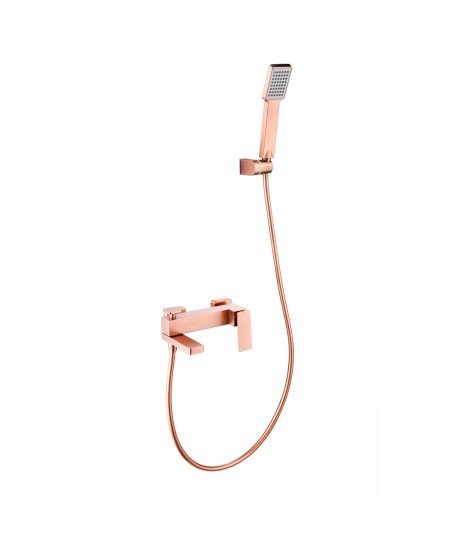 Grifería de bañera oro rosa Pisa imex | BDP048-4ORC