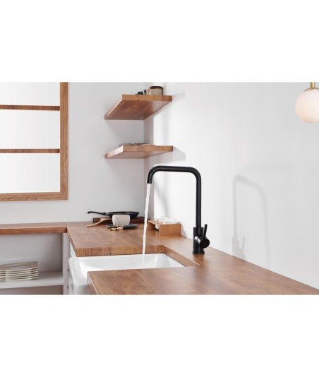 Grifo negro de cocina Noah IO