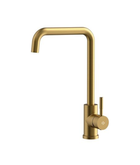 Grifo oro cepillado de cocina Noah IO