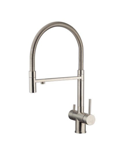 Grifo extraíble osmosis de cocina acero IO