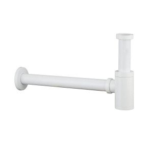 Sifón blanco mate IO