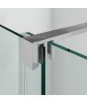 Mampara rectangular fijo y corredera más lateral fijo| Kenna GME