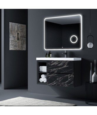 Espejo led con dos puertos USB Hanoi
