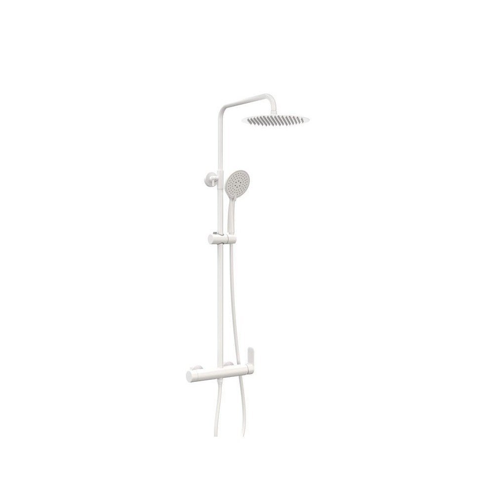 Columna de ducha blanca inverter r maneta Cassio IO