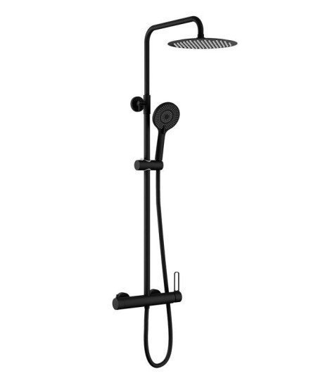 cColumna de ducha negra inverter r maneta Dior IO
