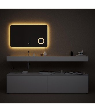 Espejo led modelo Eloh | Rectangular con aumento