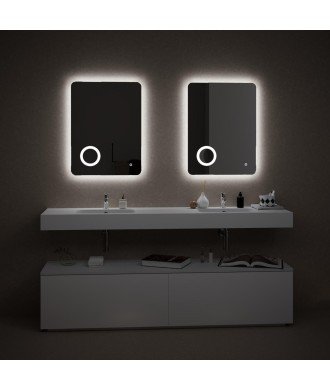 Espejo led modelo Eloh | Rectangular con aumento