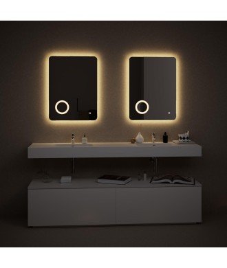 Espejo led modelo Eloh | Rectangular con aumento