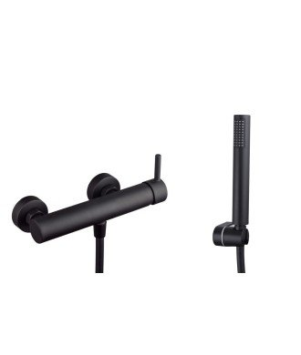 Monomando negro de ducha sirio IO - Ref.3174NG