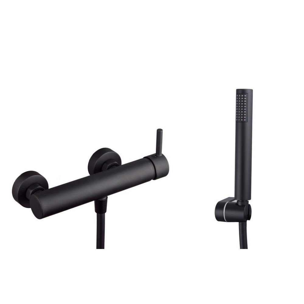 Monomando negro de ducha sirio IO - Ref.3174NG