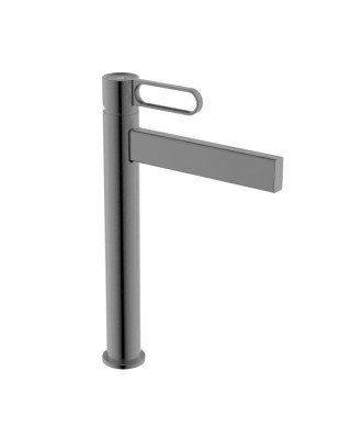 Grifo titanio caño alto de lavabo en Dior
