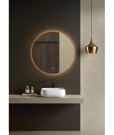 Espejo led redondo Rehnu