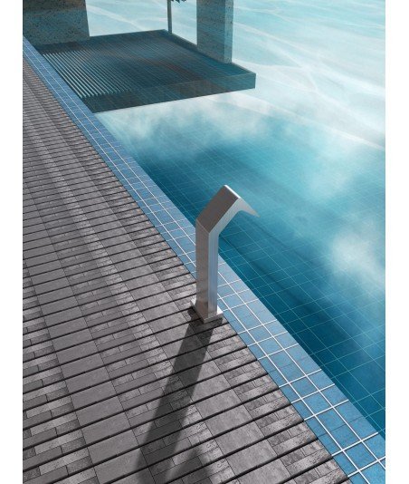 Rociador cascada de piscina 15cm acero Niágara