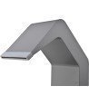 Rociador cascada de piscina 15cm gris cobalto Niágara