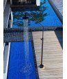 Ducha de piscina negro mate Alaska