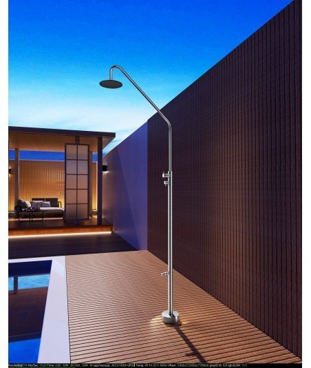 Ducha de piscina acero Dakota