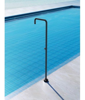Ducha de piscina negro mate Utah