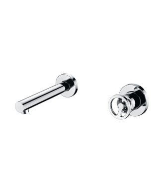 Grifo plata empotrado de lavabo Olimpo IMEX