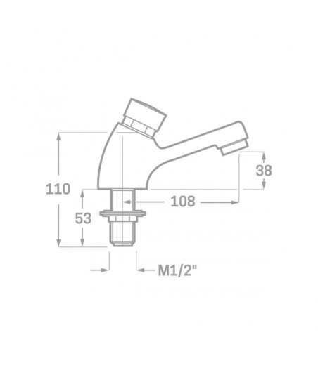 Grifo de lavabo temporizado