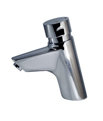 Grifo de lavabo temporizado con mezclador