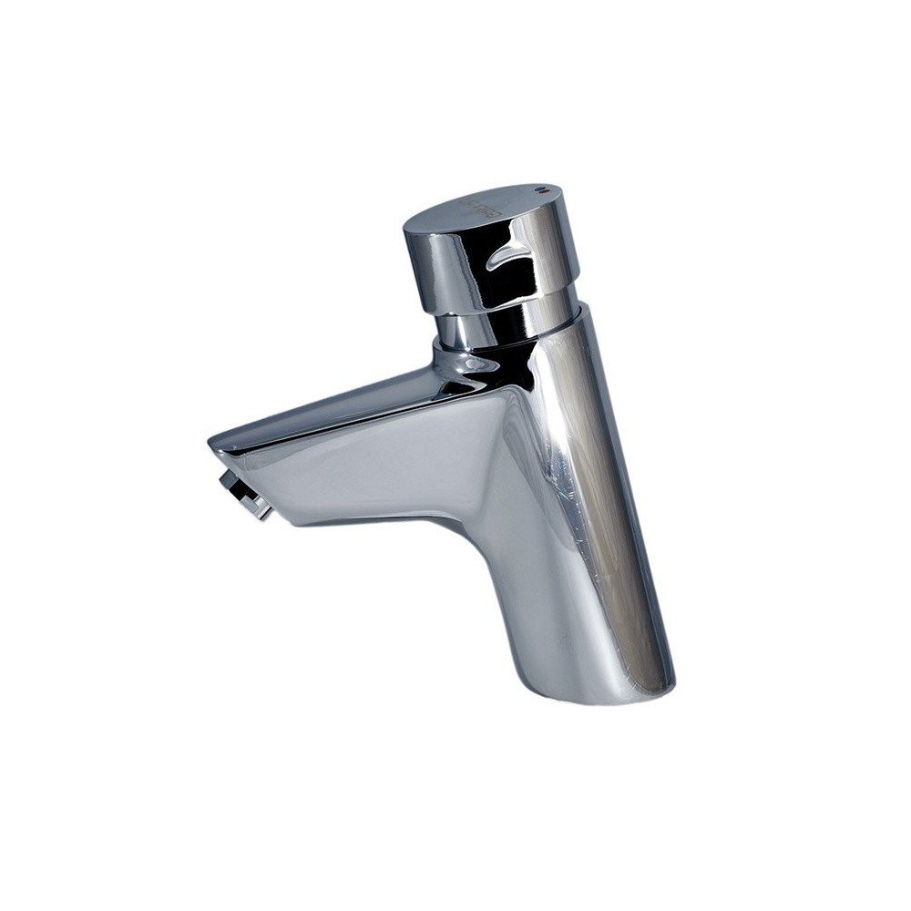 Grifo de lavabo temporizado con mezclador