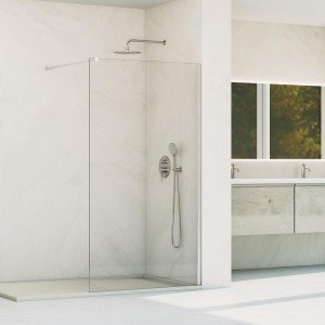 Mampara de ducha fija 8 mm...