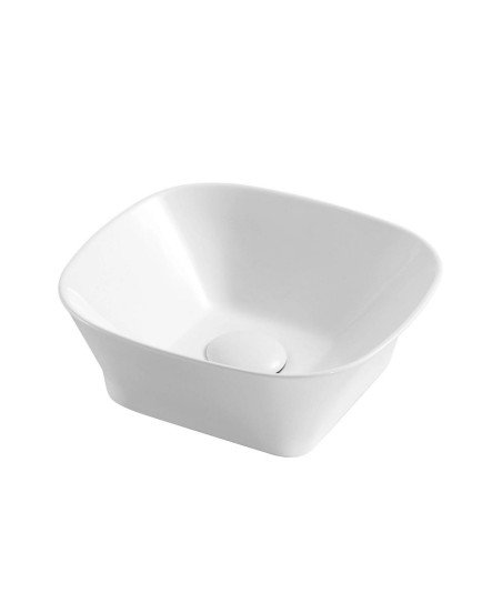 Lavabo sobre encimera de cerámica blanco brillo Art 30