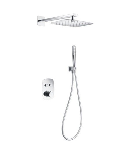 Ducha termostática empotrada pared Hidra IMEX