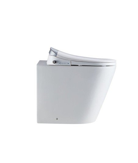 Inodoro a suelo inteligente en blanco Rimless Smart