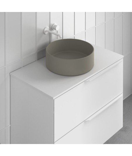 Lavabo sobre encimera mate de cerámica Sun