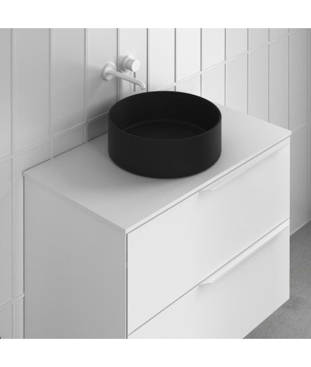 Lavabo sobre encimera mate de cerámica Sun