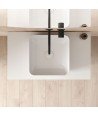 Lavabo sobre encimera de cerámica blanco brillo Zala | Royo