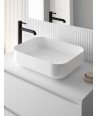 Lavabo sobre encimera de cerámica blanco brillo Nomia | Royo