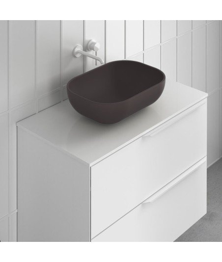 Lavabo sobre encimera mate de cerámica Block