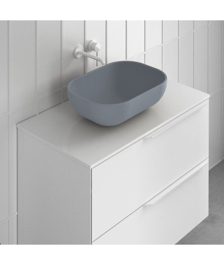 Lavabo sobre encimera mate de cerámica Block