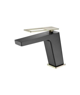 Grifo negro y dorado lavabo Suecia IMEX