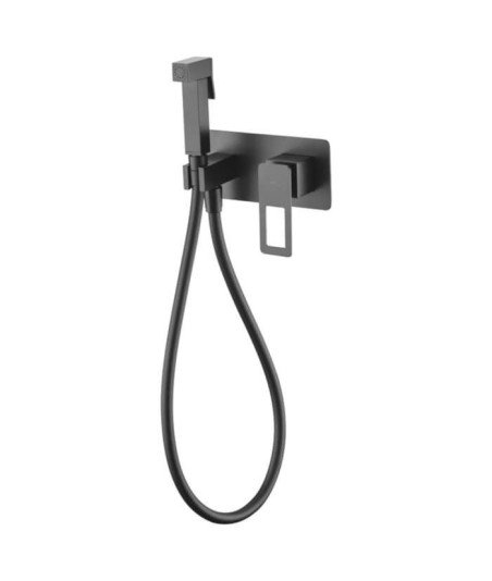 Grifo negro empotrado de bidé Suecia IMEX