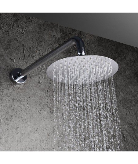 Brazo Ducha Redondo Pared 40 Cm Latón