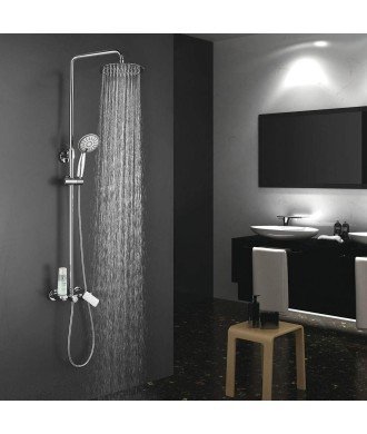 Columna Monomando Round Dual Plus