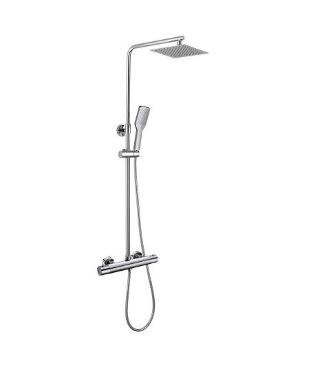 Columna Termostática Cuadrada Tacto Frio 75-125 Cm