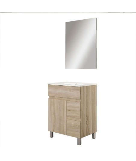 Conjunto De Baño Basic 70 Cambrian 2 Caj Y Puerta Patas