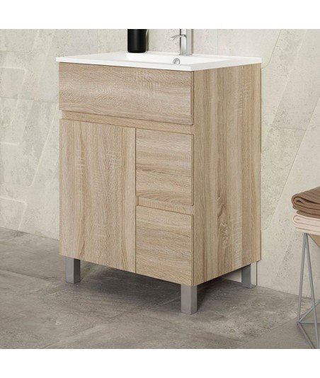 Conjunto De Baño Basic 70 Cambrian 2 Caj Y Puerta Patas