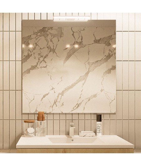 Conjunto De Baño Basic 80 Cambrian 2 Caj Y Puertas Suspendido
