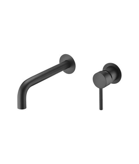 Grifo negro empotrado de lavabo Etna IMEX