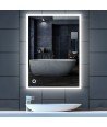 Espejo Rectangular Led Rectangle De 100X80
