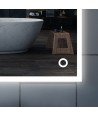 Espejo Rectangular Led Rectangle De 100X80