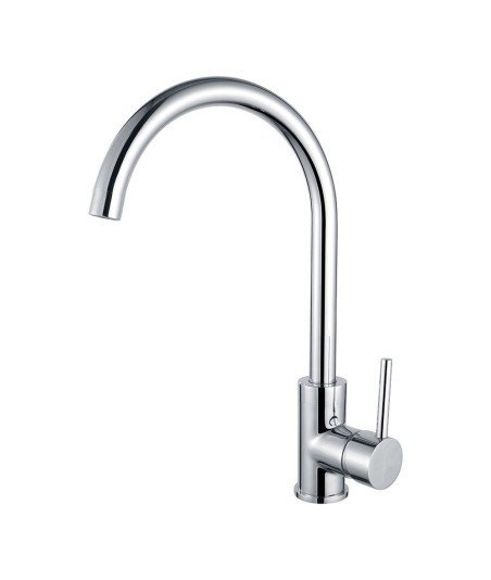 Monomando Cocina Creta Plata Brillo