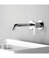 Monomando Empotrar Lavabo Plata Sioux