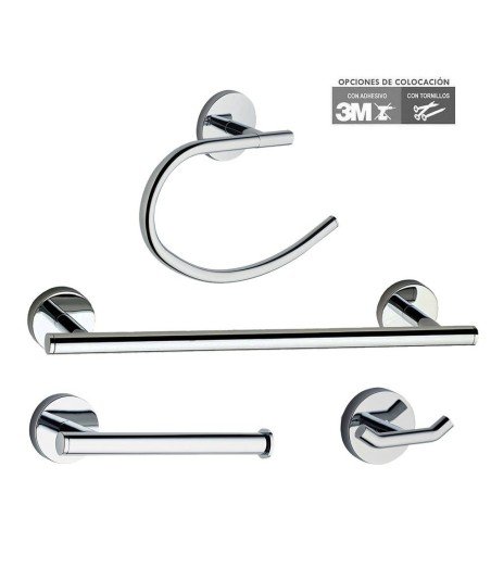 Pack 4 Accesorios De Baño Medina
