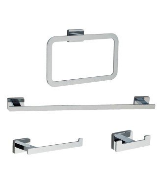 Pack 4 Accesorios De Baño Serrano